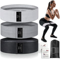 Renoj Resistance Bands Exercise Workout Bands for Women 3 Set of Stretch Bands for Booty Legs Pilates Flexbands