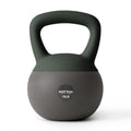 Kettlebell souple YOTTOY 10 lb vert foncé, poignée en arceau, logo sur le devant