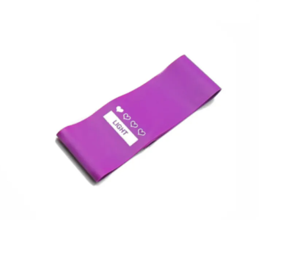 Bande de résistance en boucle violette marquée LIGHT.