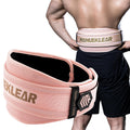 Weight Lifting Belt Lifting Belts for Women Men MANUEKLEAR Weightlifting Belt Quick Locking Back Support for Bodybuilding Fitness Powerlifting Cross Training Squats Workout Exercise (Pink L（36-41inches）)