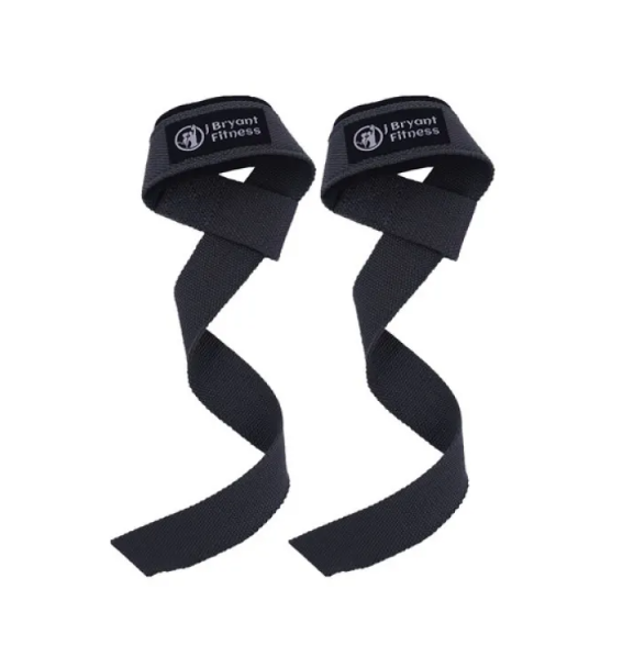 Sangles d’entraînement noires Bryant Fitness, set de deux lanières