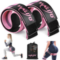 Booty Bands for Women Glutes - BFR Blood Flow Restriction Bands with Weekly Plan for Legs Butt & Hip Building Occlusion Bands for Workouts Fabric Bands for Squat Butt & Thigh