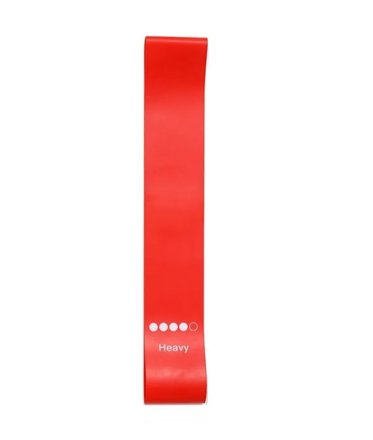 Bande de résistance rouge Heavy, élastique longue pour musculation
